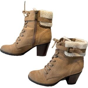 UNISA ZIPPER HEEL BOOTS SIZE 8.5 M